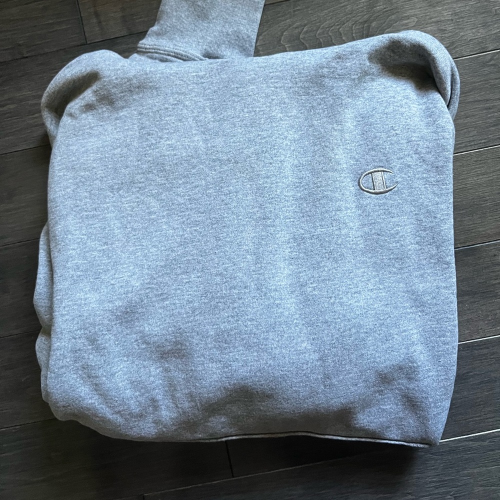 Champion gray hoodie